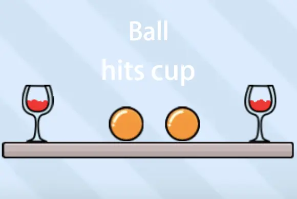 Ball Hits Cup 