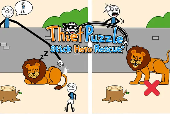 Thief Puzzle:Stick Hero Rescue 