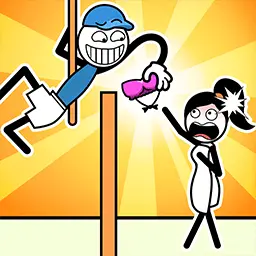 Thief Puzzle:Stick Hero Rescue MiniGame